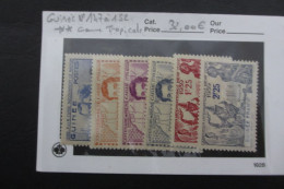 COLONIES GUINEE N°147 à 152 NEUF** GOMME TROPICALE COTE 32 EUROS VOIR SCANS - Ungebraucht