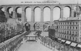 Morlaix * Place * Le Viaduc , Vu De L'hôtel De Ville * Kiosque à Musique - Morlaix