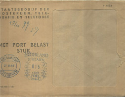 Postzegels > Europa > Nederland > Strafportzegels Brief Met Strafportstempel  (16632) - Postage Due