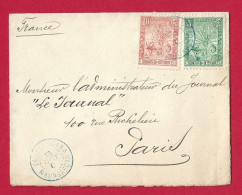 !!! MADAGASCAR, LETTRE DE FARAFANGANA POUR PARIS DE 1904 - Cartas & Documentos