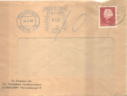 Postzegels > Europa > Nederland > Strafportzegels Brief Met No. 619 En Strafportstempel (16633) - Strafportzegels