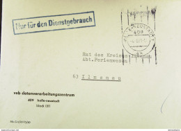 DDR: NfD-Brief Aus HALLE-NEUSTADT Vom 4.6.81 Abs: VEB Datenverarbeitungszentrum 409 Halle-Neustadt Block 081 - Brieven En Documenten