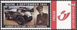 DUOSTAMP** / MYSTAMP** - Humber Scout Car - Vekemans - Boom 4 September 1944 - Gommé / Gegomd - Nuovi