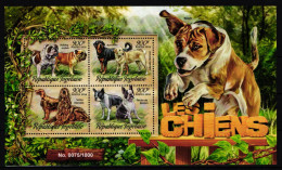 Togo 7439-7442 Postfrisch Kleinbogen / Hunde #KC297 - Togo (1960-...)