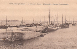 56 PORT-LOUIS  LOCMIQUELIC  La Cale De La Pointe-Débarcadére-Bateaux Port-Louisiens. TB PLAN 1913. RARE Voir Descript. - Port Louis