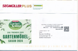 BRD / Bund Weiterstadt Dialogpost DV 04.24 0,34 Euro 2024 Segmüller Gartenmöbel - Covers & Documents