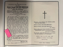 Devotie DP - Overlijden Achiel Van Den Broucke - De Koninck - Oostkamp 1890 - 1959 - Décès