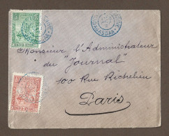 !!! MADAGASCAR, LETTRE DE TANANARIVE POUR PARIS DU 28 OCTOBRE 1904 - Lettres & Documents