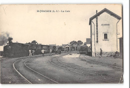 CPA 44 St Joachim La Gare Et Le Train Tramway - Saint-Joachim