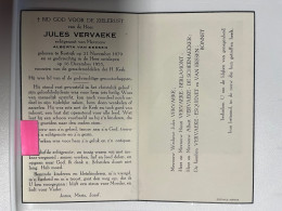 Devotie DP - Overlijden Jules Vervaeke Echtg Van Eessen - Kortrijk 1879 - 1955 - Décès