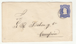 Chile Postal Stationery Letter Cover Posted 190? B240401 - Chile