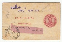 Argentina Old Postal Stationery Newspaper Wrapper Posted B240401 - Postwaardestukken