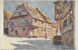 ILLUSTRATEURS   J J WALTZ HANSI. N 36 OBERBRONN  ALSACE - Hansi