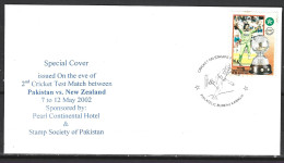 PAKISTAN. Enveloppe Commémorative De 2002. Test Match Pakistan Vs. Nouvelle Zélande. - Cricket