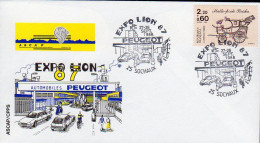France 1987 Commémoratif Expo Lion 88 - Cars