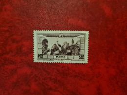 TIMBRE MAROC 1928 N° 20 CIGOGNE - Other & Unclassified