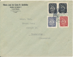 Portugal Cover Sent To Denmark 2-12-1949 ?? - Other & Unclassified