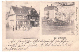 CPA Rare De Benfeld - Bad Sieffermann - Coiffeur Karl Hahn - 1903 (04) - Benfeld