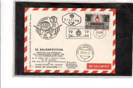 TEM20501 -  WIEN 25.10.1964    /  32. BALLONPOSTFLUG -  NETTO KATALOG NR. 32b - BALLON " OE-DZG PRO JUVENTUTE AUSTRIA " - Montgolfières