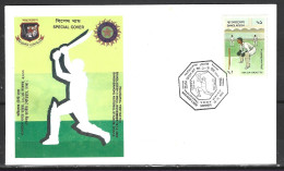 BANGLADESH. Enveloppe Commémorative De 2000. Test Match Bangladesh Vs. Inde. - Cricket