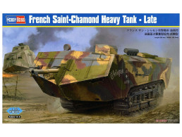 HobbyBoss - Char French Saint-Chamond Heavy Tank Late Maquette Kit Plastique Réf. 83860 Neuf NBO 1/35 - Véhicules Militaires