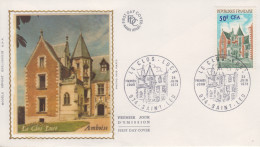 Enveloppe   FDC  1er  Jour   REUNION    Le  Clos - Lucé    SAINT  LEU    1973 - Andere & Zonder Classificatie