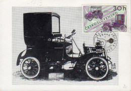 Tchecoslavaquie Ceskoslovensko 1713 Fdc Automobiles Boldachy Et Ctyrsedadiove - Autos