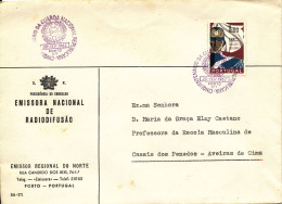 Portugal Cover/FDC Sent To Denmark 20-2-1962 Single - Briefe U. Dokumente