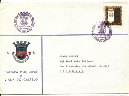 Portugal Cover/FDC Sent To Denmark 26-7-1964 Single - Brieven En Documenten