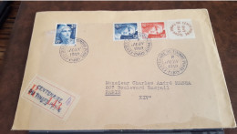 REF A517 FRANCE OBLITERE SUR LETTRE - Used Stamps