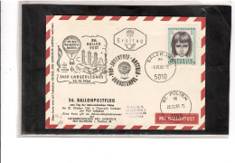 TEM20505 -LANGENLEBARN 26.10.1966/36. BALLONPOSTFLUG -  NETTO KATALOG NR. 36b - BALLON "  OE-DZB PRO JUVENTUTE AUSTRIA " - Montgolfier
