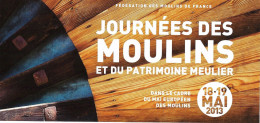 *CPM - Journées Des Moulins Et Du Patrimoine Meulier - - Autres & Non Classés