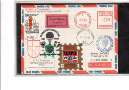 TEM20509 -WIEN  21.5.1981 / SONDERBALLONPOSTFLUG -  NETTO KATALOG NR. 24a  - BALLON " OE-DZC RAIFFESEN " - Montgolfier