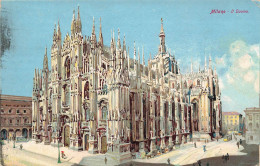 ITALIE - Milano - Il Duomo - Colorisé - Animé - Carte Postale Ancienne - Milano (Mailand)