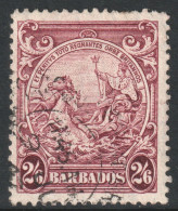 Barbados Scott 201 - SG256, 1938 George VI 2/6d Perf 13.1/2 X 13 Used - Barbades (...-1966)