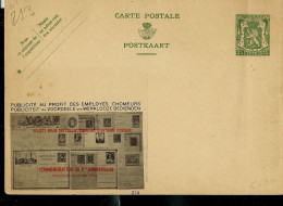 Publibel Neuve N° 213  ( Socièté De L'entier Postal) - Publibels