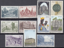 LUXEMBURG  667-677, Postfrisch **, 1000 Jahre Stadt Luxemburg, 1963 - Nuovi