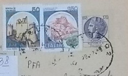 1988 Italia Intero Sir. £120 Vg Roma X Svizzera 2scans - Entero Postal