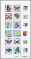 ST. MAARTEN 2013 MNH Butterflies Schmetterlinge Vlinders 12v – OFFICIAL ISSUE – DHQ49610 - Vlinders