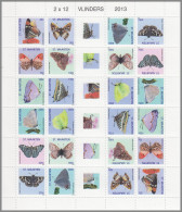 ST. MAARTEN 2013 MNH Butterflies Schmetterlinge Vlinders M/S – OFFICIAL ISSUE – DHQ49610 - Vlinders