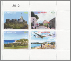 ST. MAARTEN 2012 MNH Island Views Inselansichten 4v – OFFICIAL ISSUE – DHQ49610 - Islas