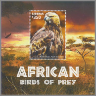 LIBERIA 2015 MNH Birds Of Prey Greifvögel Raubvögel 1504 S/S – OFFICIAL ISSUE – DHQ49610 - Aigles & Rapaces Diurnes