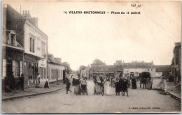 80 VILLERS BRETONNEUX - La Place Du 14 Juilllet. - Villers Bretonneux