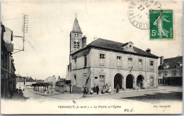91 MENNECY - La Mairie Et L'eglise. - Mennecy