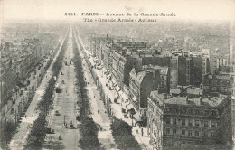 FRANCE - Paris - Avenue De La Grande Armée - The Grande Armée - Avenue - Animée - Carte Postale Ancienne - Other Monuments