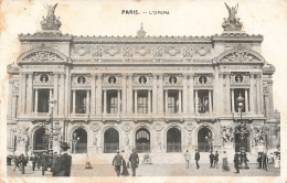 FRANCE - Paris - L'opéra - Animé - Carte Postale Ancienne - Andere Monumenten, Gebouwen