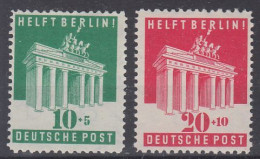 Bizone Mi. 101-102 - Brandenburger Tor - Berlin Hilfe ( Postfrisch) - Nuevos