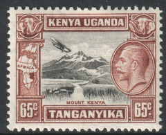 KUT Kenya And Uganda Scott 53 - SG117, 1935 George V 65c MH* - Kenya, Ouganda & Tanganyika