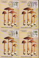 France 1988 Commémoratif Expo Seloncourt Champignons 1987 1488/91 - Hongos