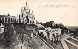 FRANCE - Paris Montmartre - Panorama De La Basilique Et Ses Environs J H - Vue Générale - Carte Postale Ancienne - Otros Monumentos